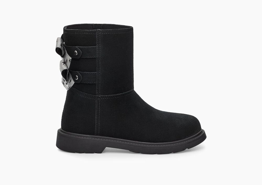 Ugg Tillee - Kids Boots - Black - NZ (5924PUFCN)